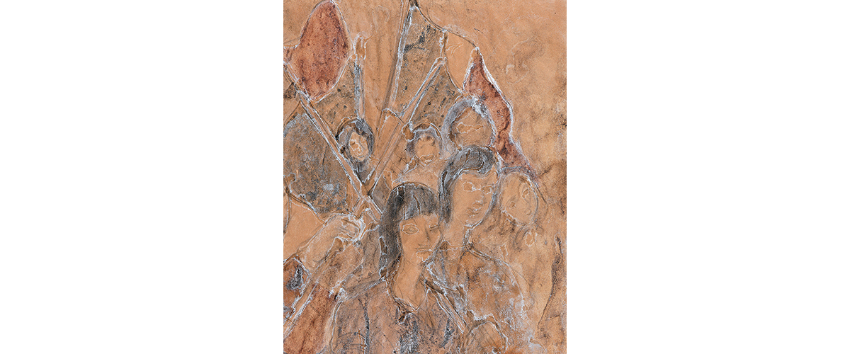 La liberazione, acquerello su carta, 68 × 48 cm