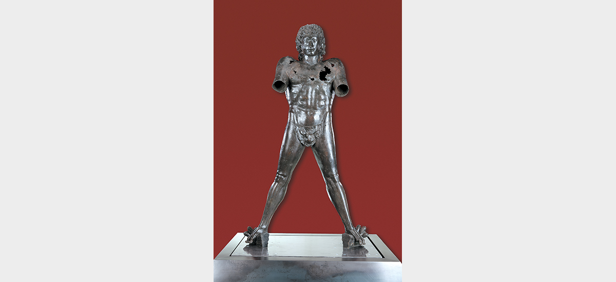 Ercole (Il leone di Giuda), 1936, bronzo, 260 × 155 × 63 cm, inv. 462 AC